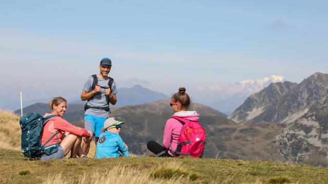 Randonnée en famille le collet