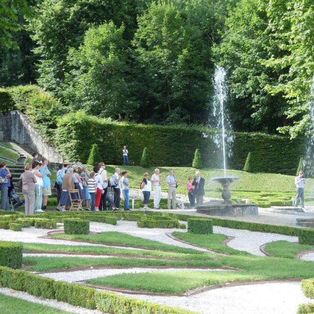 Elévation Des Eaux Jardins Du Château Du Touvet Bd